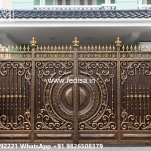 Front Door Gate Design, Gate Pipe Design Main Gate Lighting In Outdoor