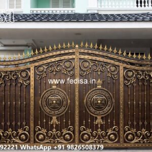 Latest Steel Gate Design, Ghar Ka Men Gate Ka Design Main Gate Lighting In Outdoor