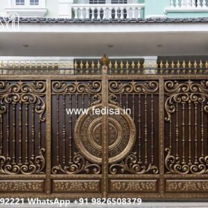 Gate Design Pipe, Fancy Main Gate Main Gate Lighting In Outdoor