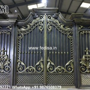 Gate Design Pipe, Plane Gate Design Main Gate Lighting In Outdoor