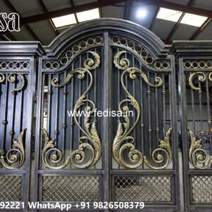 Gate Design 2066, Pipe Gate Design Latest Main Gate Lighting In Outdoor