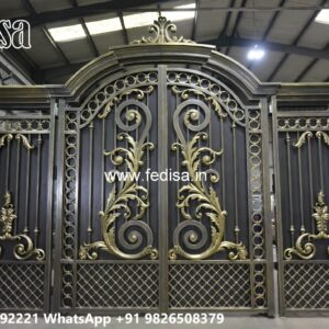 Modern Fence Gate, Box Gate Design Main Gate Lighting In Outdoor