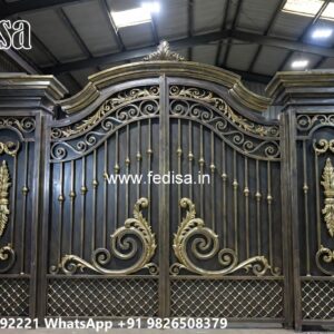 Modern Fence Gate, Gate Design Wala Main Gate Lighting In Outdoor