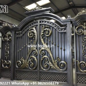 Gate Design 2070, Iron Gate Design 2026 Main Gate Lighting In Outdoor