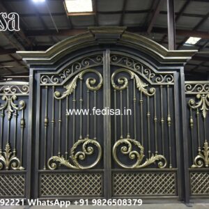 Modern Fence Gate, Gate Ok Design Main Gate Lighting In Outdoor