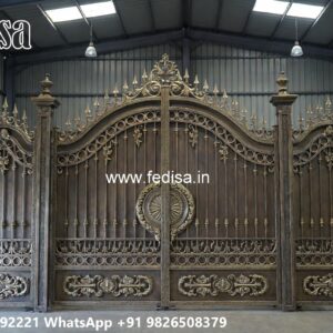 Beautiful Gate Designs, 12 Feet Gate Design Main Gate Lighting In Outdoor