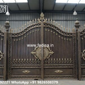 Steel Gate New Design, Stainless Steel Fence Design Main Gate Lighting In Outdoor