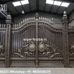 Side Gate Designs, Simple Modern Main Gate Design Main Gate Lighting In Outdoor
