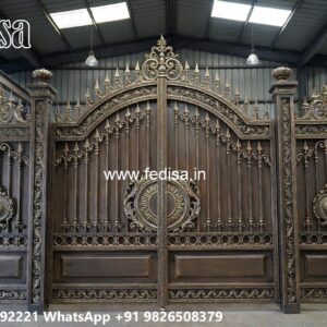 Beautiful Gate Designs, Ghar Ka Gate Design Main Gate Lighting In Outdoor