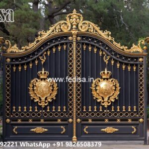 Modern Fence Gate, Gat Ka Dijain Main Gate Lighting In Outdoor