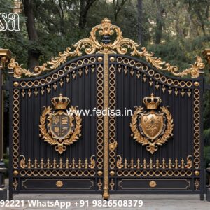 Gate Design 2080, Best Front Gate Design Main Gate Lighting In Outdoor