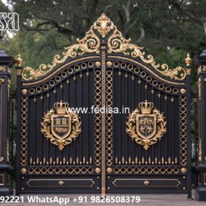 Hpl Gate Design, Veranda Gate Design Main Gate Lighting In Outdoor