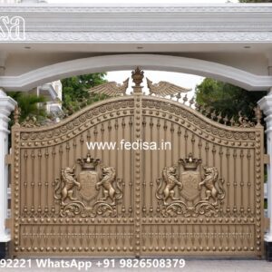 Steel Gate New Design, Iron Main Gate Colour Main Gate Lighting In Outdoor