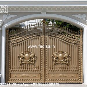Gate Design 2083, Gate Design Catalogue Main Gate Lighting In Outdoor