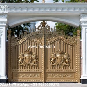 Modern Fence Gate, Latest Gate Design For House Main Gate Lighting In Outdoor