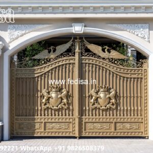 Gate Design Pipe, American Gate Design Main Gate Lighting In Outdoor
