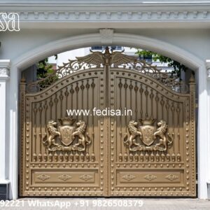 Latest Steel Gate Design, Iron Small Gate Design Main Gate Lighting In Outdoor