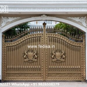 Steel Gate New Design, Home Gate Grill Design Main Gate Lighting In Outdoor