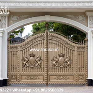 Side Gate Designs, Steel Small Gate Design Main Gate Lighting In Outdoor