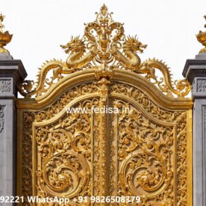 Gate Design Pipe, Building Front Gate Design Main Gate Lighting In Outdoor