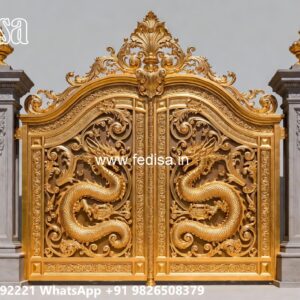 Loha Ka Gate Ka Design, Steel Framed Gates Main Gate Lighting In Outdoor