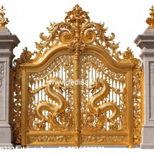 Gate Design 2093, Custom Gate Designs Main Gate Lighting In Outdoor