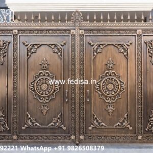 Modern Fence Gate, New Iron Gate Design 2026 Main Gate Lighting In Outdoor