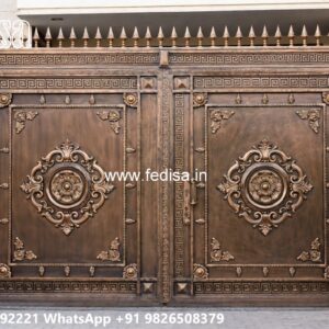 Hpl Gate Design, New Slide Gate Design Main Gate Lighting In Outdoor