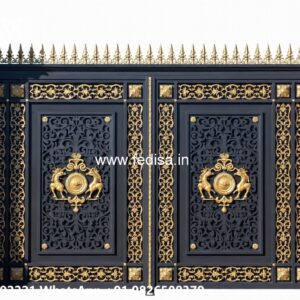 Loha Ka Gate Ka Design, Moving Gate Design Main Gate Lighting In Outdoor