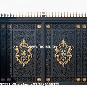 Gate Design Pipe, Main Gate Boundary Design Main Gate Lighting In Outdoor