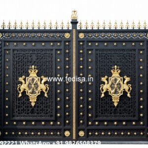 Front Door Gate Design, Iron Gate Ka Design Main Gate Lighting In Outdoor