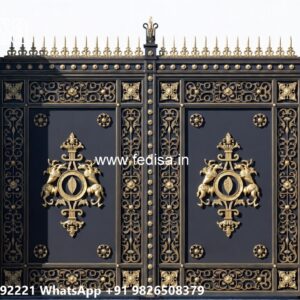 Modern Fence Gate, Gate Design 5 Feet Main Gate Lighting In Outdoor
