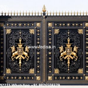 Steel Gate New Design, Good Gate Design Main Gate Lighting In Outdoor