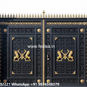 Steel Gate New Design, Cheapest Gate Design Main Gate Lighting In Outdoor
