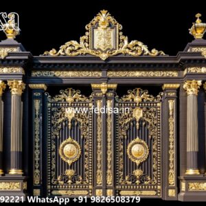 Latest Steel Gate Design, Small Sliding Gate Design Main Gate Lighting In Outdoor