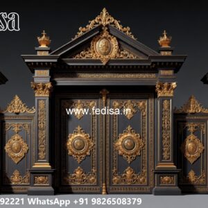 Steel Gate New Design, Gate Best Colour Main Gate Lighting In Outdoor