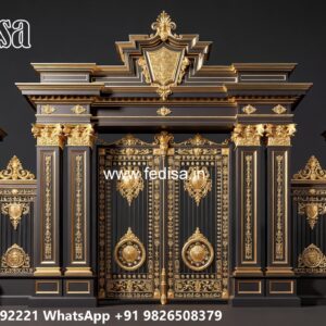 Side Gate Designs, Folding Grill Gate Main Gate Lighting In Outdoor