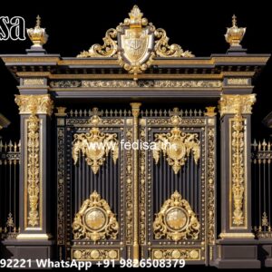 Modern Fence Gate, Steel Gate Design For Main Door Main Gate Lighting In Outdoor