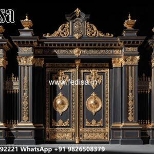 Side Gate Designs, New Modern Gate Design Main Gate Lighting In Outdoor