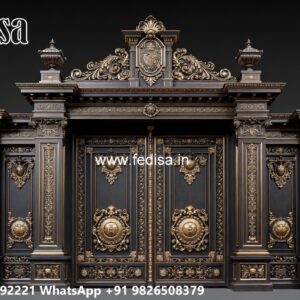 Loha Ka Gate Ka Design, New Home Gate Design 2026 Main Gate Lighting In Outdoor