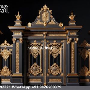 Gate Design Pipe, Metal Gate Door Design Main Gate Lighting In Outdoor