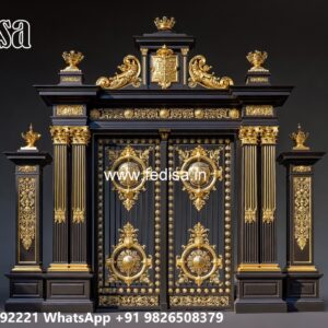 Latest Steel Gate Design, Laser Cutting Design For Gate Main Gate Lighting In Outdoor