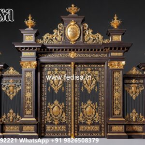 Side Gate Designs, New Grill Gate Design Main Gate Lighting In Outdoor