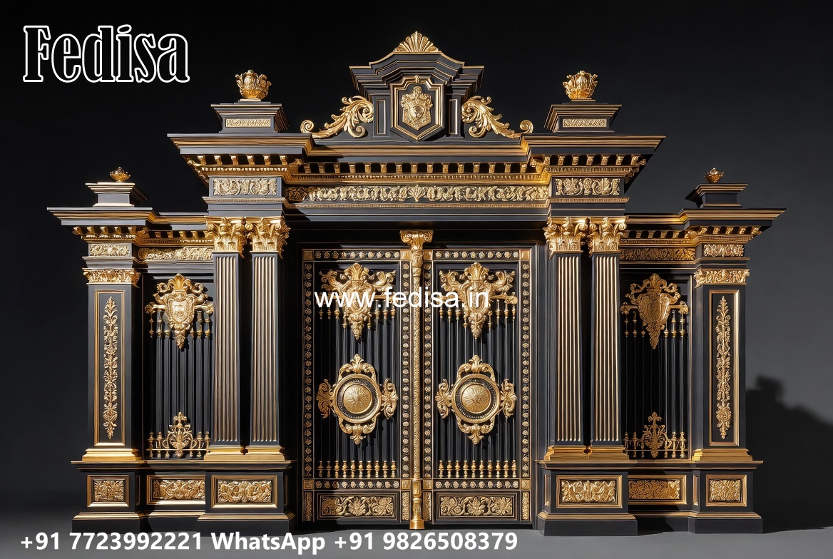 Beautiful Gate Designs, Fancy Gates For Home Main Gate Lighting In Outdoor