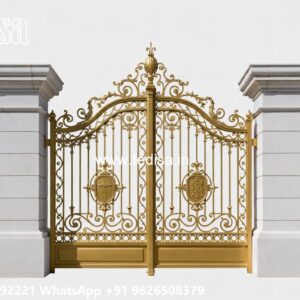 Front Door Gate Design, House Front Gate Wall Design Main Gate Lighting In Outdoor