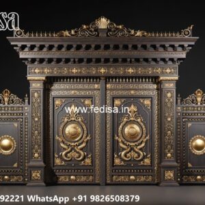 Steel Gate New Design, Design Ng Gate Main Gate Lighting In Outdoor