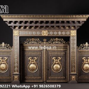 Loha Ka Gate Ka Design, Gate Construction Design Main Gate Lighting In Outdoor