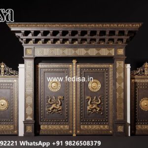 Loha Ka Gate Ka Design, Antique Gate Design Main Gate Lighting In Outdoor