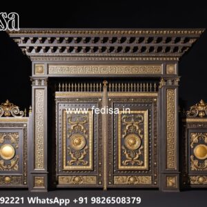 Gate Design Pipe, Modern Iron Main Gate Design Main Gate Lighting In Outdoor