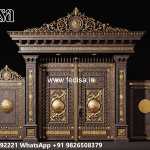 Gate Design Pipe, Compound Design Gate Main Gate Lighting In Outdoor